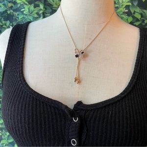 GOLD Eternity Adjustable Lariat Necklace
